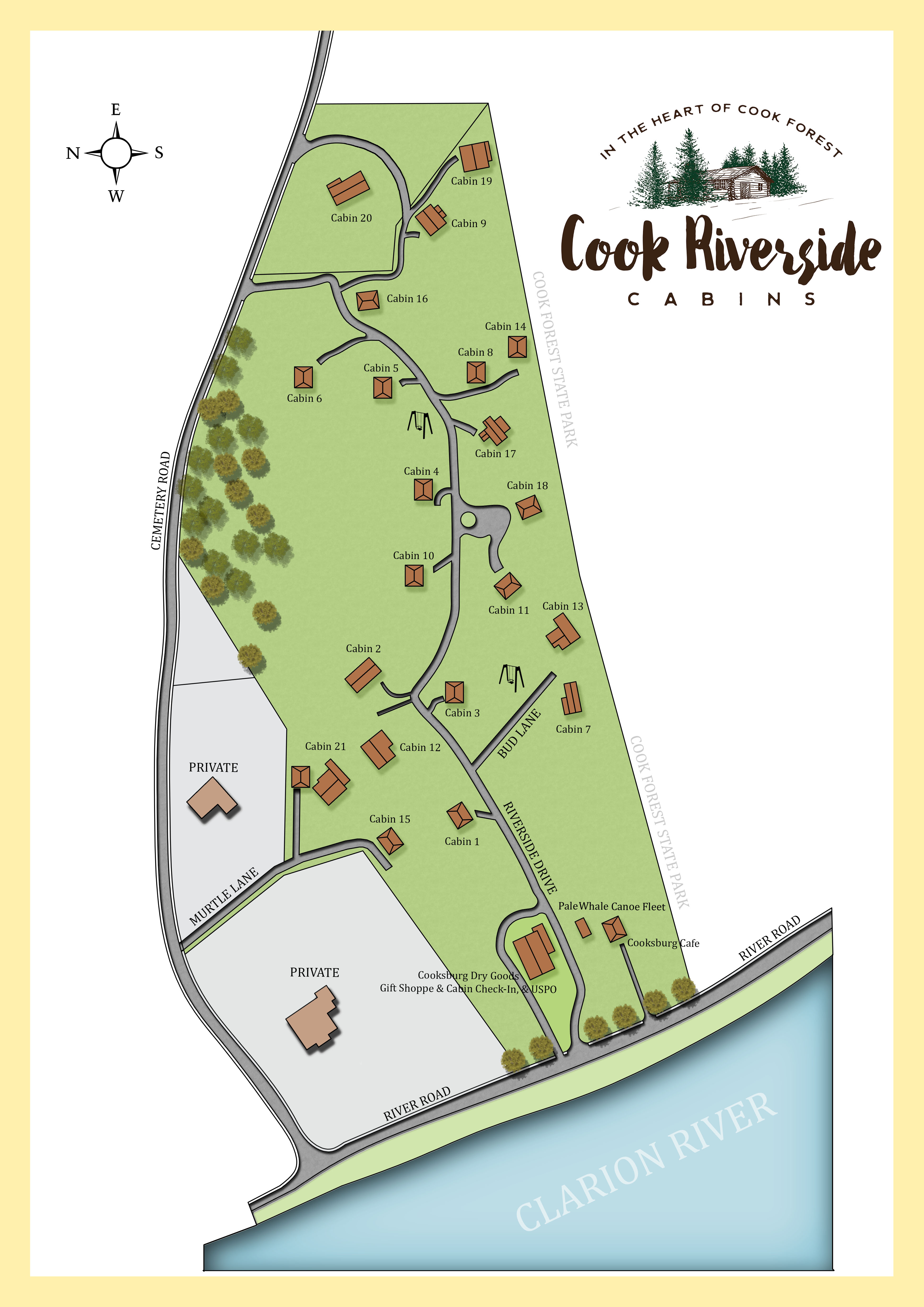 Cook Riverside Color Map