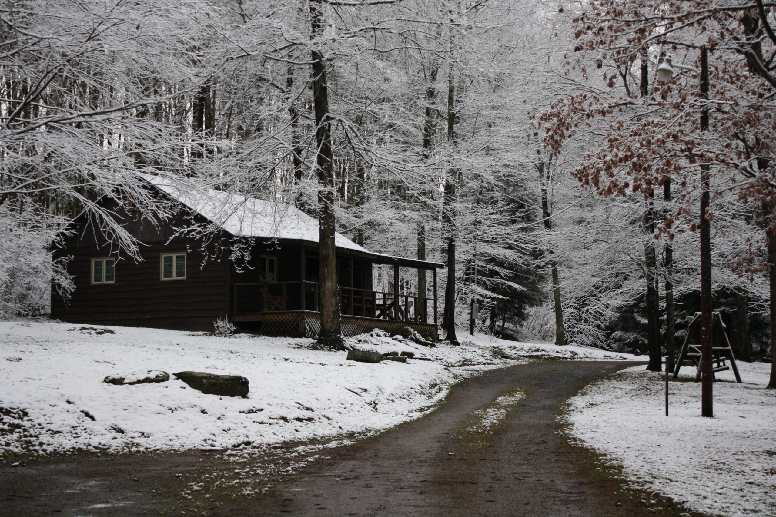 Whispering Oaks Cabin 5 Winter